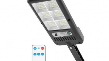 Solārais  LED   prožektors  LTC  120-LED  SMD  24W  1800lm  1800mAh + RC