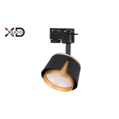 XD-IK256B  sliedes  1-fāzes  GX53  melns+zelts  lampa