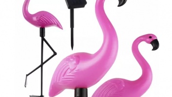 Saules  dārza  lampa - flamingo  Gardlov  21151