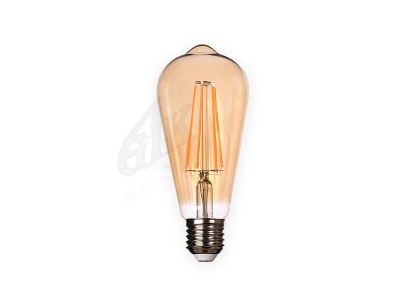 LED spuldze 6W, 864lm, 2200K, ST64, Filament