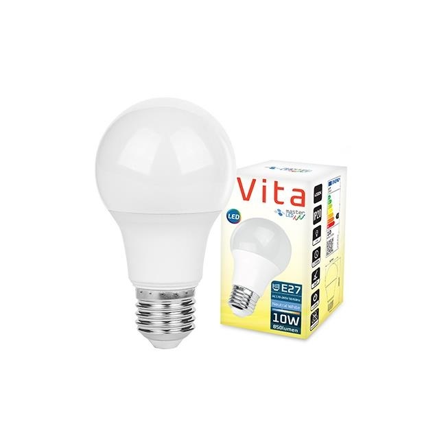 LED spuldze E27 Vita A60 , 4000K , 10W , 14SMD 2835 , 230V