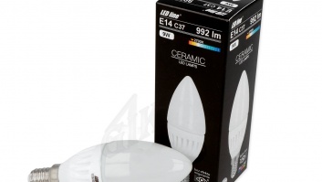 LED spuldze 9W, 992lm, 2700K, E14, Keramika