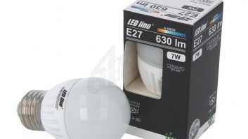 LED spuldze 7W, 630lm, 4000K, G45, Keramika