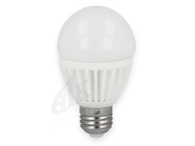 LED spuldze 7W, 630lm, 2700K, G45, Keramika