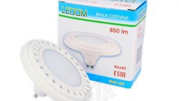 LED spuldze 9W, 850lm, 4000K, ES111, Balta