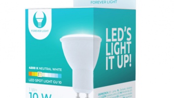 LED spuldze 1W, 90lm, 4500K, GU10