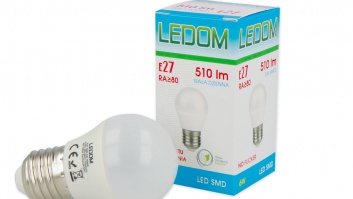 LED spuldze 6W, 510lm, 3000K, E27, A45