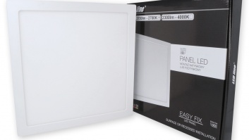 LED panelis EasyFIX 24W, 2150lm, 2700K, kvadrāts