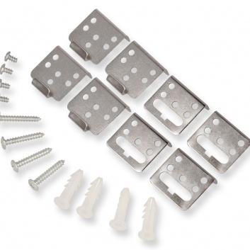 Stiprinājumi-āķi LED griestu paneļiem, distance 50mm