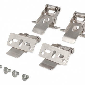 Stiprinājumi atsperes-klipši iebūvējamiem LED paneļiem, komplekts
