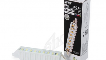 LED spuldze 6W, 500lm, 6500K, R7s, 118mm