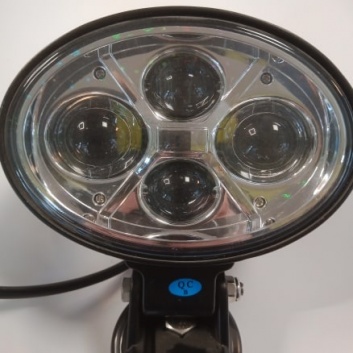 Led  palildlukturis, 40w, 6500K, IP67 ,Lēcas, ovāla