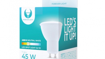 LED  GU10  7w  565Lm  spuldze