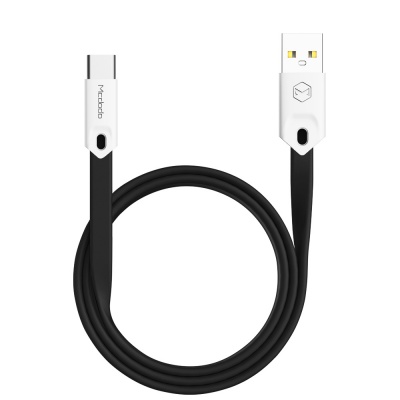 Vads  USB - USB-C 1,0 m 2,4A black CA-4881 melns