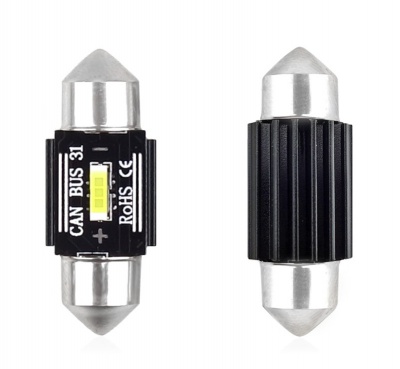 C5W  31mm  canbus  festoon  led  auto  spuldzes  2gab.