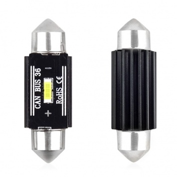 C5W  36mm  canbus  festoon  led  auto  spuldzes  2gab.