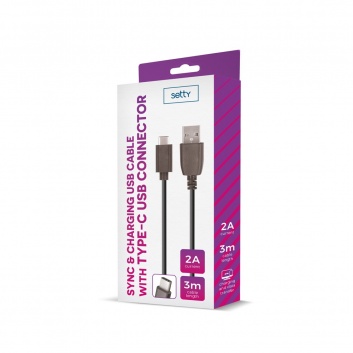 Vads  GSM043222   USB-USB Type-c  3m   2,0A