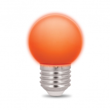RTV003601 2w G45   oranžas  krāsas  Led  spuldžu  komplekts (5gab)