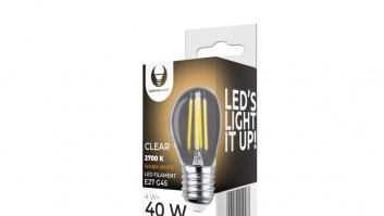 E27  4w  led  filament  spuldze  caurspīdīga