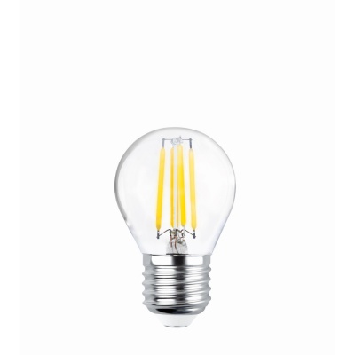 E27  4w  led  filament  spuldze  caurspīdīga