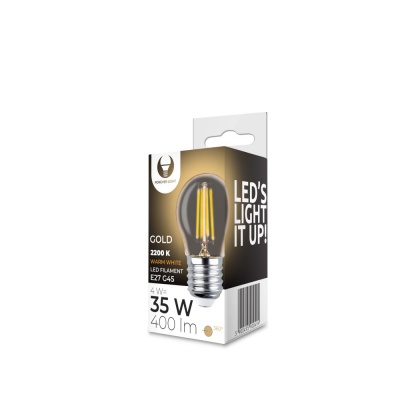 E27  4w  led  filament  spuldze  gold
