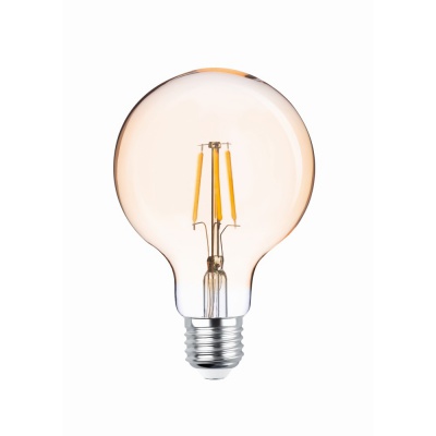 E27  4w  G95  led  filament  spuldze  gold