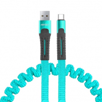 Vads  USB-USB C-TYPE  1,2 metri  zils