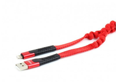 Vads USB-USB Lighting  1,2m  sarkans