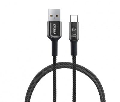 Vads  USB  Micro USB  1 metrs  melns