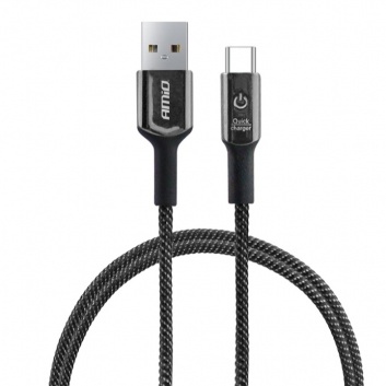 Vads  USB-USB C-TYPE  1 metrs  melns