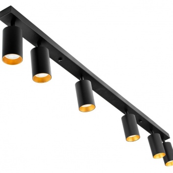 Griestu  lampa  ERIS GOLD  6xGU10 Black-Gold