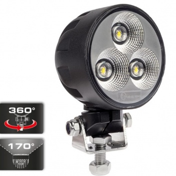 LED  darba  lukturis  45w  apaļš  BULLBOY  1603-300193