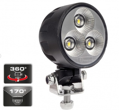 LED  darba  lukturis  45w  apaļš  BULLBOY  1603-300193