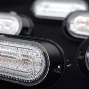 LED  DRL + orandžs  stroboskops (2 gab)