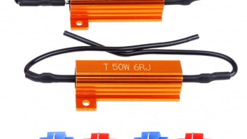 LED  Canbus  relay  resistori 6Ohm  50W (2gab)