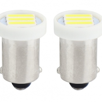 LED  Standarta  BA9s  3xSMD  7020  12V autospuldzes (2gab)