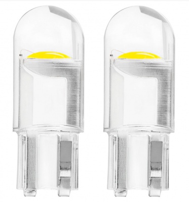 LED  STANDARD  T10  W5W  COB  HPC  12V  Clear white (2gab)