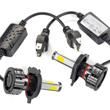 Autospuldzes  H4  LED  COB  4 puses