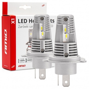 LED  spuldzes  H4  X1  sērija  (2gab)