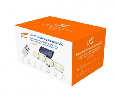 Solārais  LED   prožektors  LTC  8 LED  COB  800lm  PIR  IP65  4800mAh