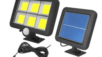 Solārais  LED   prožektors  LTC  6x COB  10W  Lamp + solar panel  1800 mAh