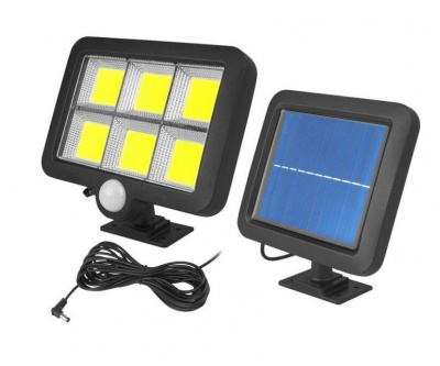 Solārais  LED   prožektors  LTC  6x COB  10W  Lamp + solar panel  1800 mAh