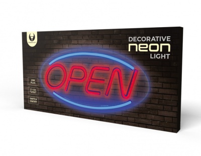 Neona dekors  PLEXI  LED  OPEN  blue  red  FPNE04
