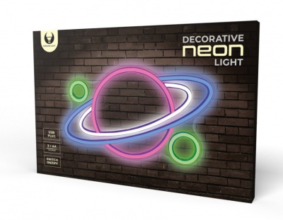 Neona  dekors  PLEXI  LED  PLANET  multicolor  FPNE05