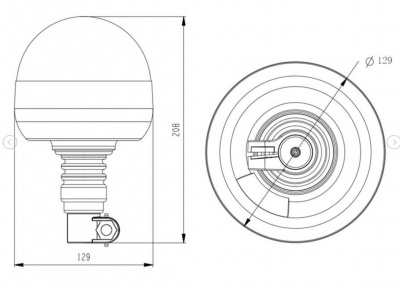 LED  bākuguns  1603-414002  masta