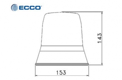 LED  bākuguns  1603-411050-ICAO  pieskrūvējama