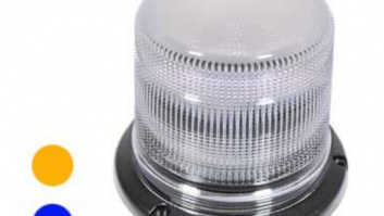 LED  bākuguns  1603-412042  pieskrūvējama  dzeltena  ar  zilu