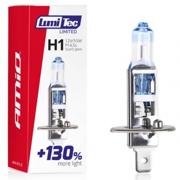 Halogen  spuldze  H1  12V  55W  LumiTec  LIMITED  +130%  02130