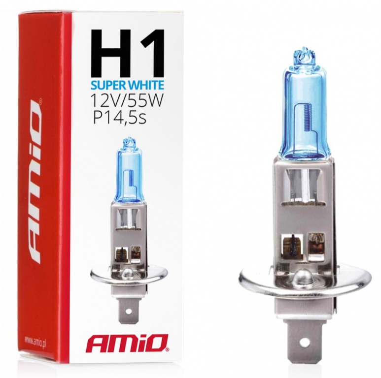 Halogenā spuldze H1 12V 55W Super White