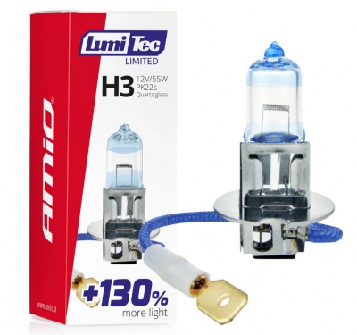 Halogen  spuldze   H3 12V 55W LumiTec LIMITED +130%   02131